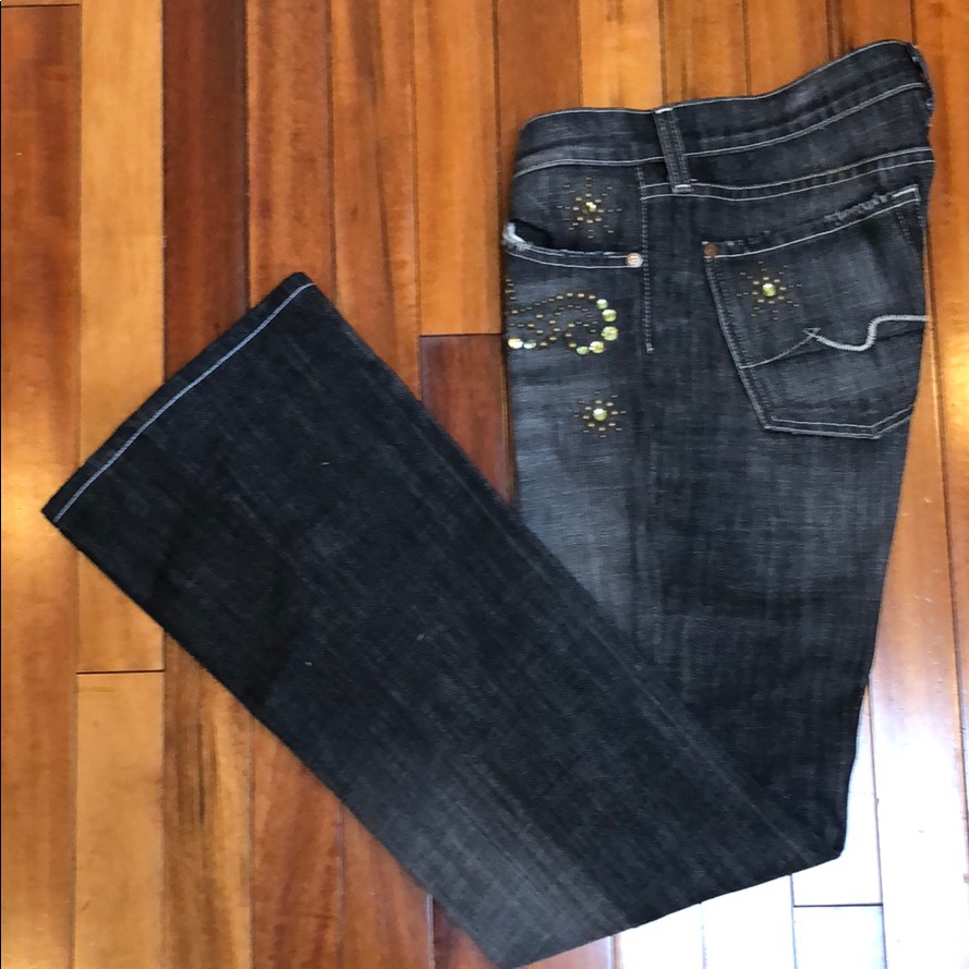 7 For All Mankind Jeweled Jeans